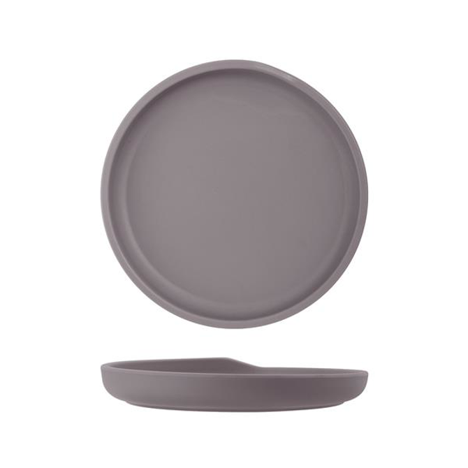 Sand Brown Copenhagen Round Melamine Plate 17cm