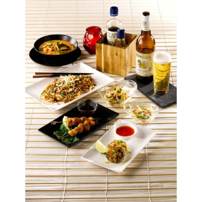 Genware Natural Edge Slate Platter 10cm