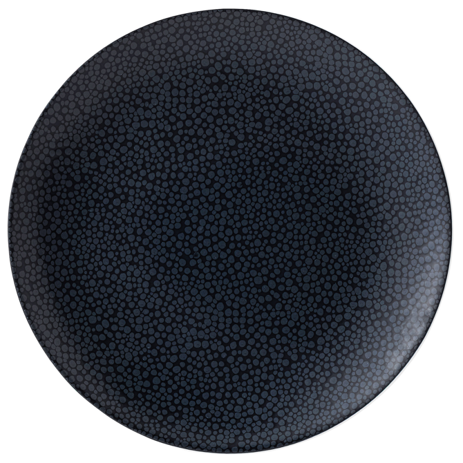 Purity Pearls Dark Coupe Plates 10.6inch / 27cm