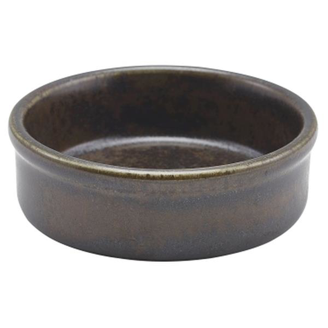 Terra Porcelain Black Tapas Dish 4inch / 10cm