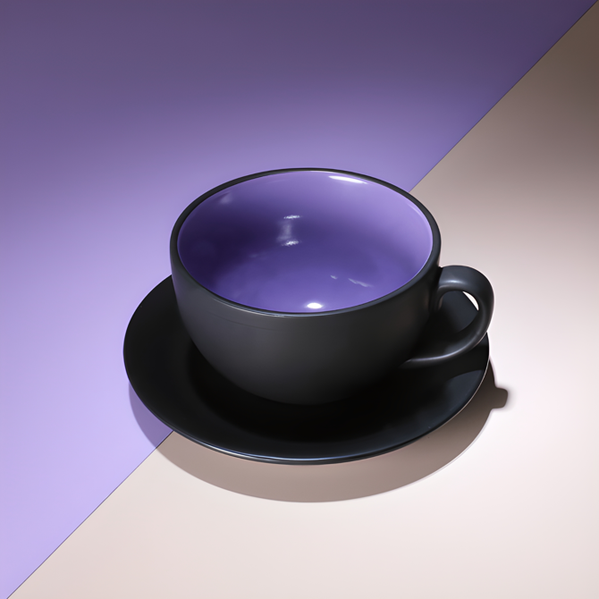 Utopia Barista Cappuccino Cup Indigo 12oz / 340ml