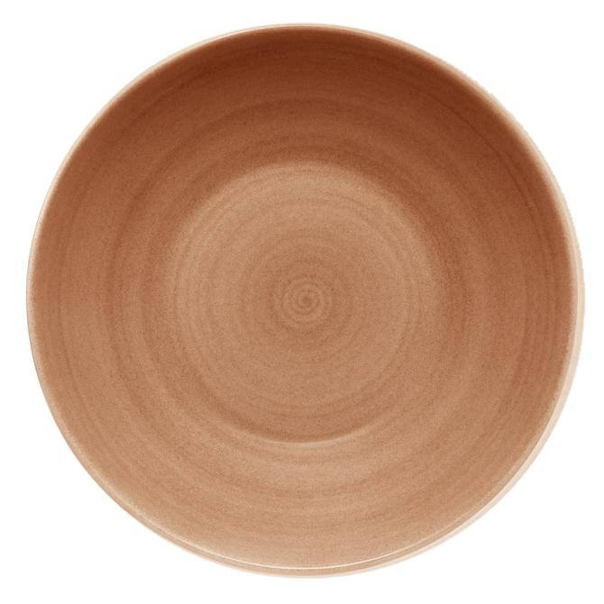 Modern Rustic Deep Coupe Plate Sand 18cm