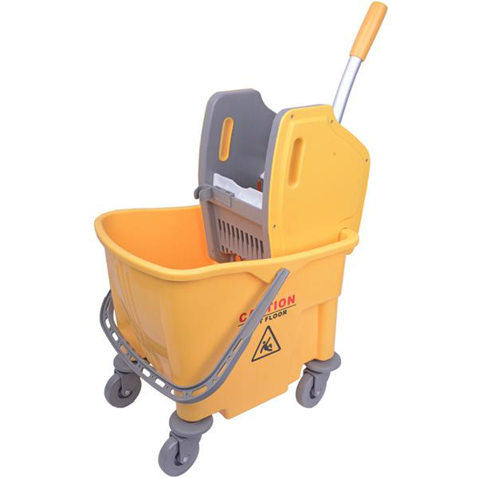 Yellow Bucket Buffalo & Wringer 25ltr