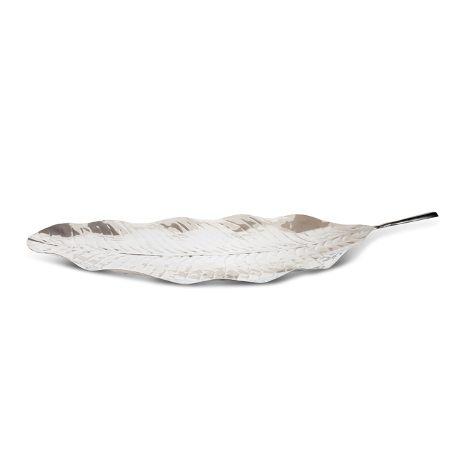 Silver Leaf Design Platter 35.4inch / 90cm