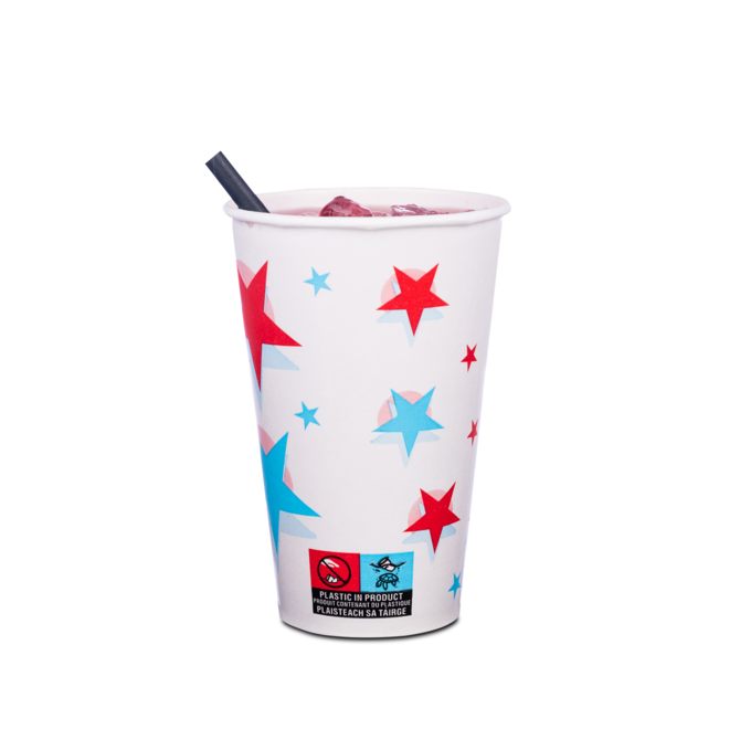 Star Design Paper Cups 12oz / 340ml