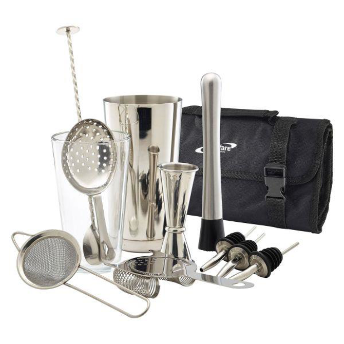 Genware 12 Piece Cocktail Bar Kit