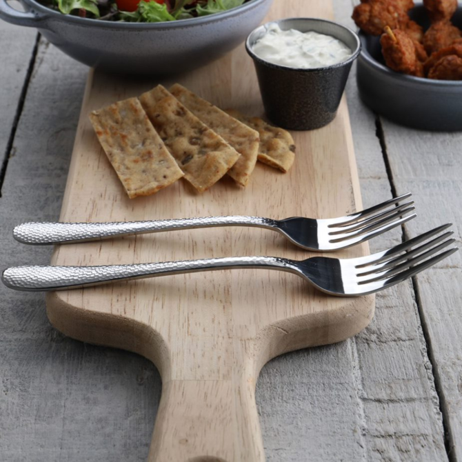 Genware 18/0 Cortona Cutlery Dessert Forks