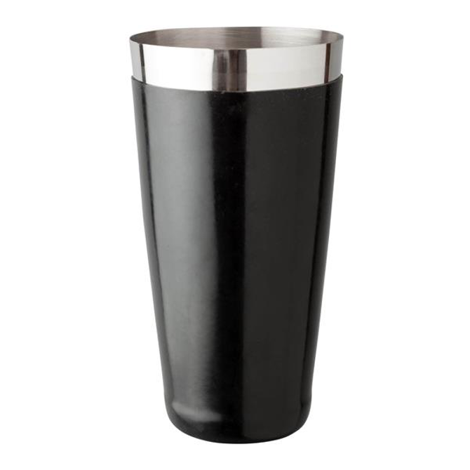 Black Vinyl Boston Cocktail Shaker Can 28oz / 800ml