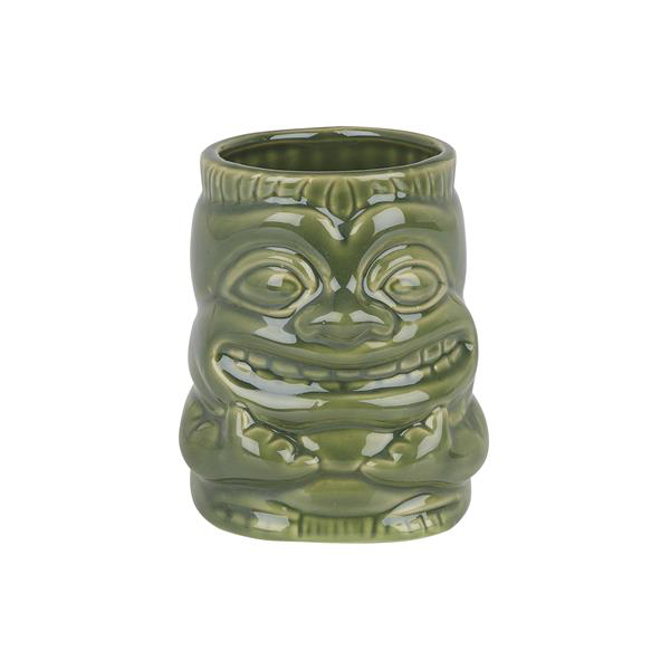 Sea Green Ceramic Tiki Mug with Handle 15oz / 425ml