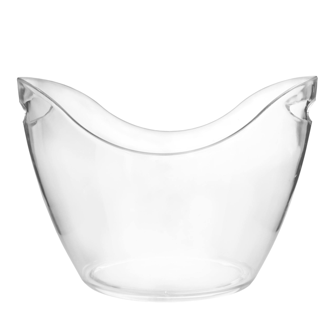 Plastic Drinks Pail Clear