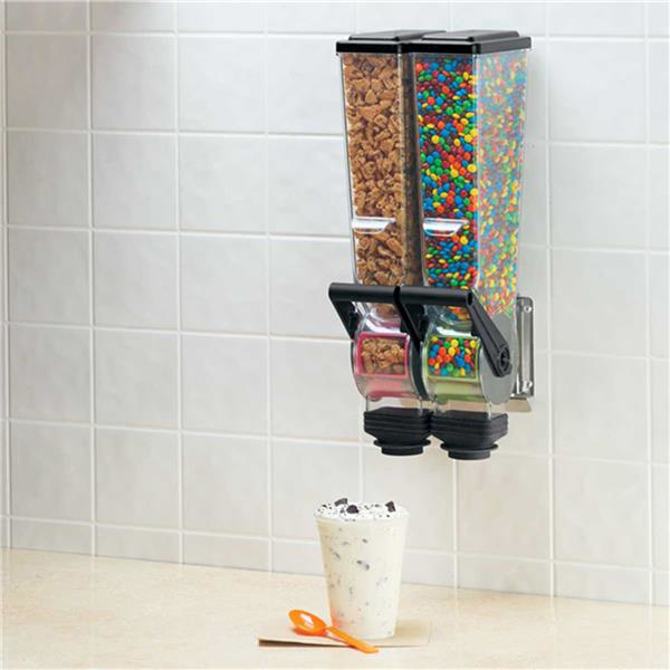 Slimline Dry Food Dispenser 2L Double