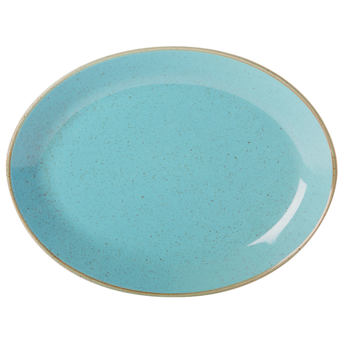 Seasons Sea Spray Oval Plate 12inch / 30cm