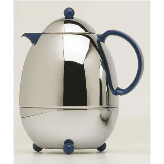 Elia Novelty Vacuum Jug Chrome-Blue 1ltr