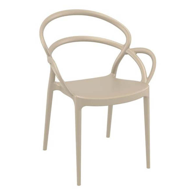 Mila Arm Chair Taupe