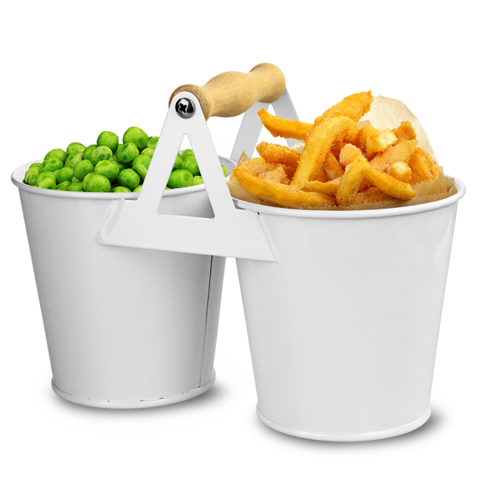 Double Bucket Condiment Caddy