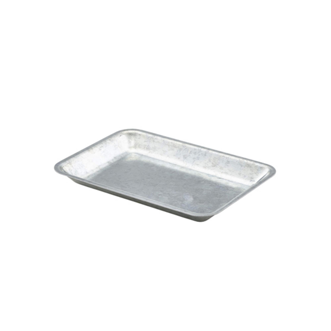 Galvanised Steel Tray 20 x 14 x 2cm