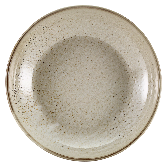 Terra Porcelain Coupe Bowls Grey 10.8" / 27.5cm