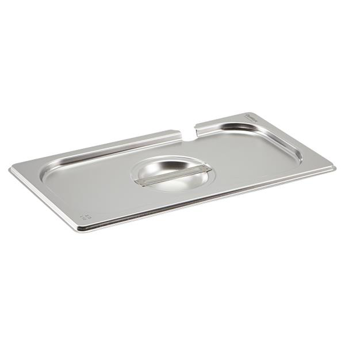 Stainless Steel Gastronorm Pan Notched Lid 1/3