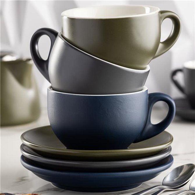 Barista Matt Navy Saucer 6inch / 15.5cm