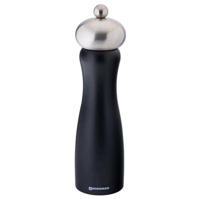 Belle Black Matte Pepper Mill 20cm