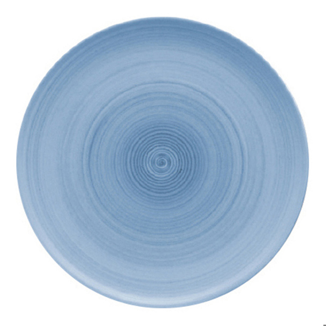 Modern Rustic Coupe Plate Blue 15cm