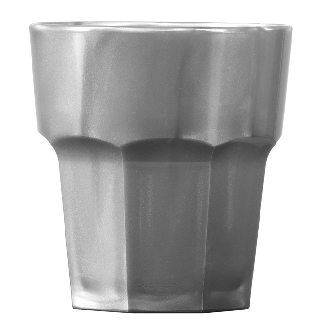 Elite Remedy Polycarbonate Rocks Tumblers Silver 9oz / 256ml