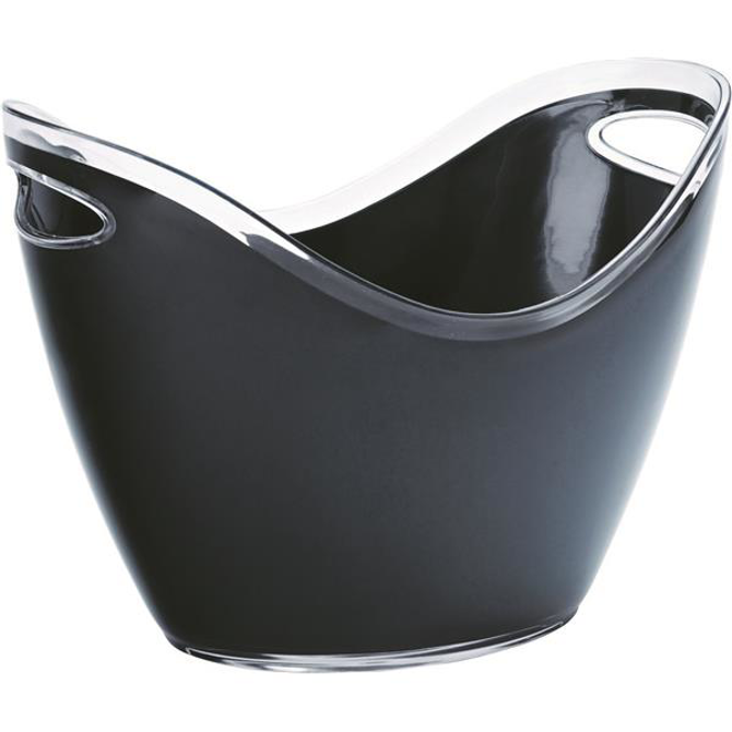 Large Champagne Bucket Black 13.75inch / 35cm