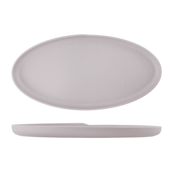 White Copenhagen Oval Melamine Dish 47.5 x 24cm
