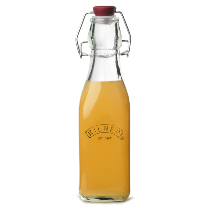 Kilner Square Clip Top Bottle 250ml