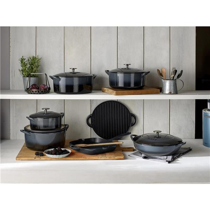 Halo Cast Iron Round Casserole 9.5inch / 24cm