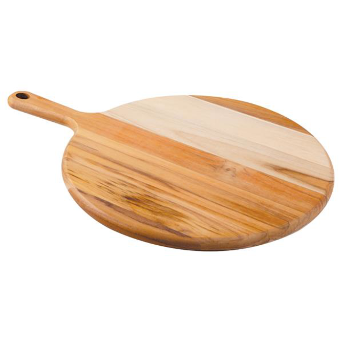 Teak Wood Pizza Board with Handle 30 x 42cm