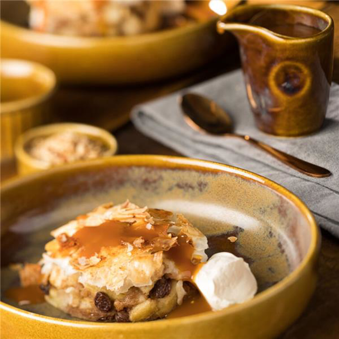 Murra Toffee Coupe Plate 6.5inch / 17cm