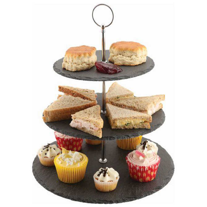 GenWare Slate 3 Tier Cake Stand