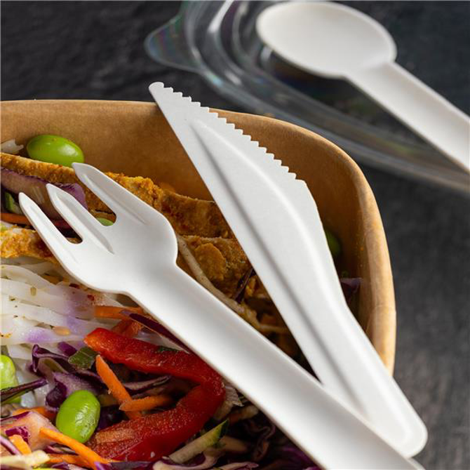 Compostable Paper Fork 6.25inch / 15.8cm