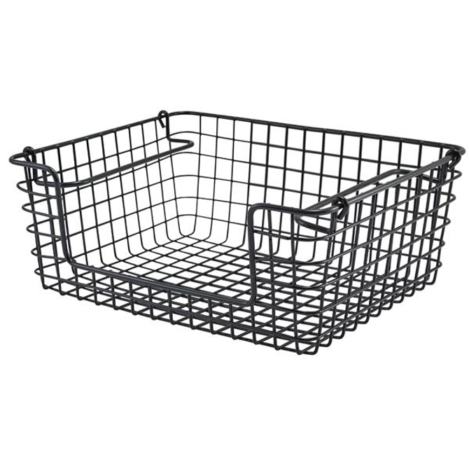 GenWare Black Wire Open Sided Display Basket GN1/2