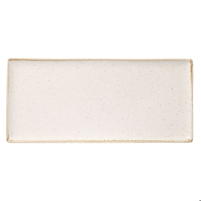 Seasons Oatmeal Rectangular Platter 13.75inch / 35cm