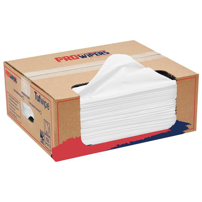 Tufwipe Folded Wht 150 sheets