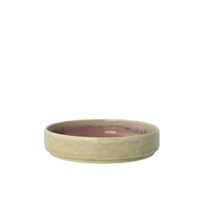 Aurora Vesuvius Rose Quartz Tray Round Plate 14cm / 5.5inch