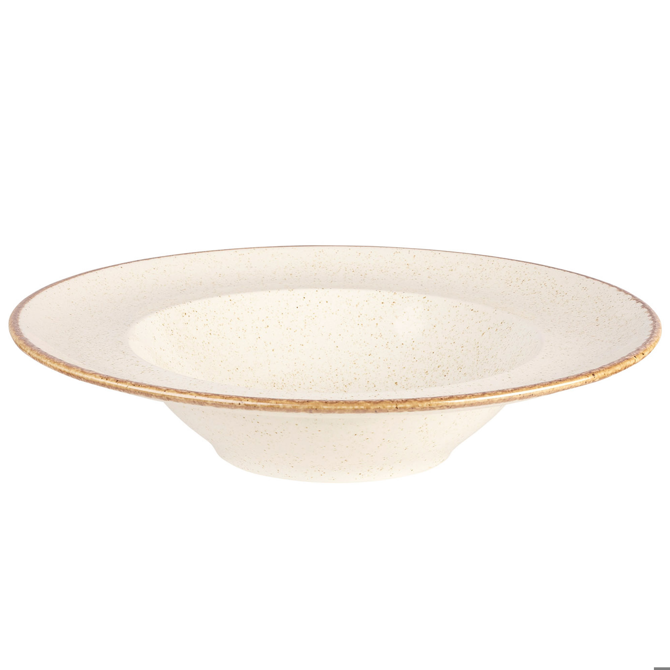Seasons Oatmeal Pasta Plate 10inch / 26cm