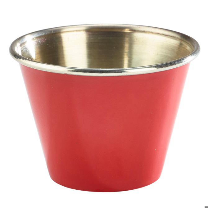 Red Stainless Steel Ramekin 2.5oz / 71ml
