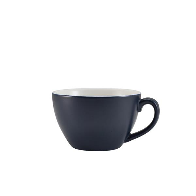 GenWare Porcelain Matt Blue Bowl Shaped Cup 340ml / 12oz