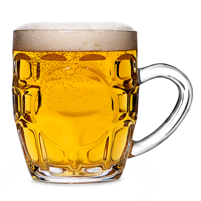 Half Pint Dimple Mug with Window 10oz / 285ml