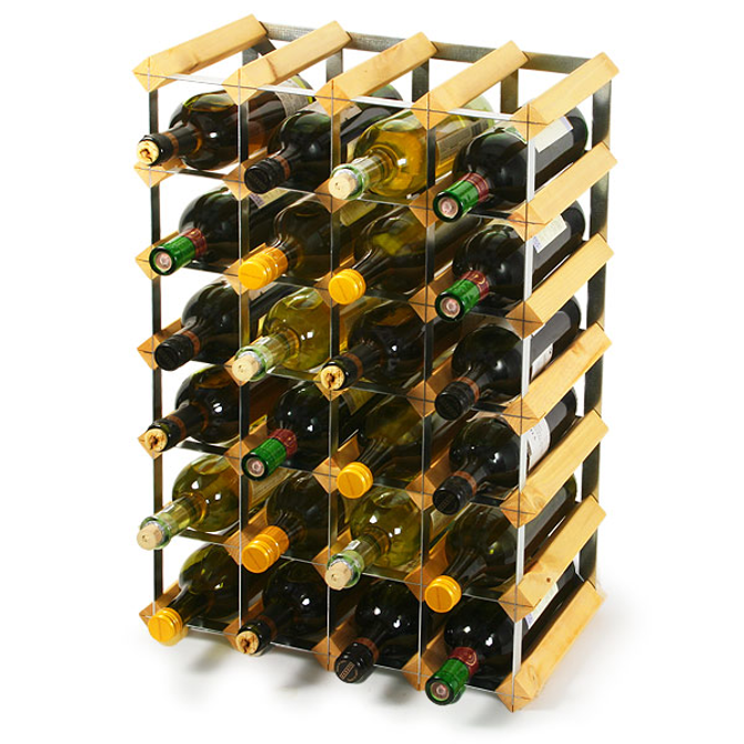 Traditional Wooden Wine Racks - Light Oak