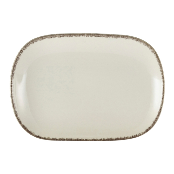 Terra Stoneware Sereno Grey Rectangular Plate 9.5inch / 24cm