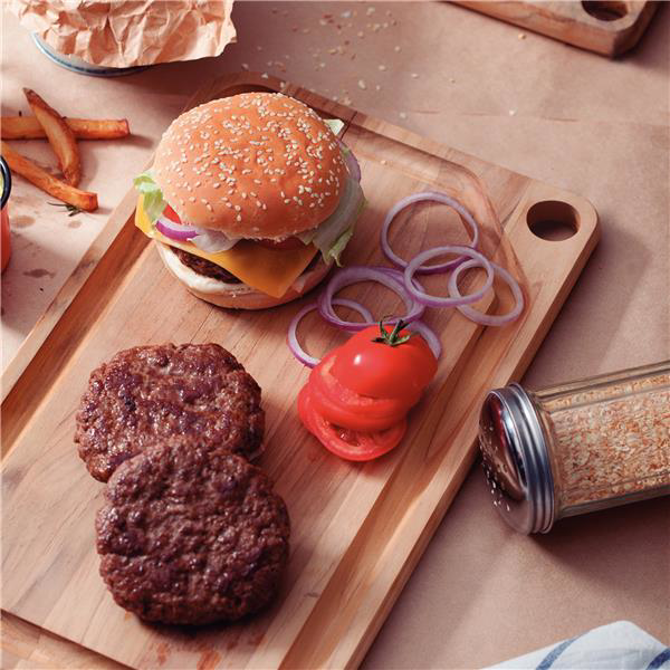 Teak Wood Steak & Burgers Board with Groove 20 x 30cm