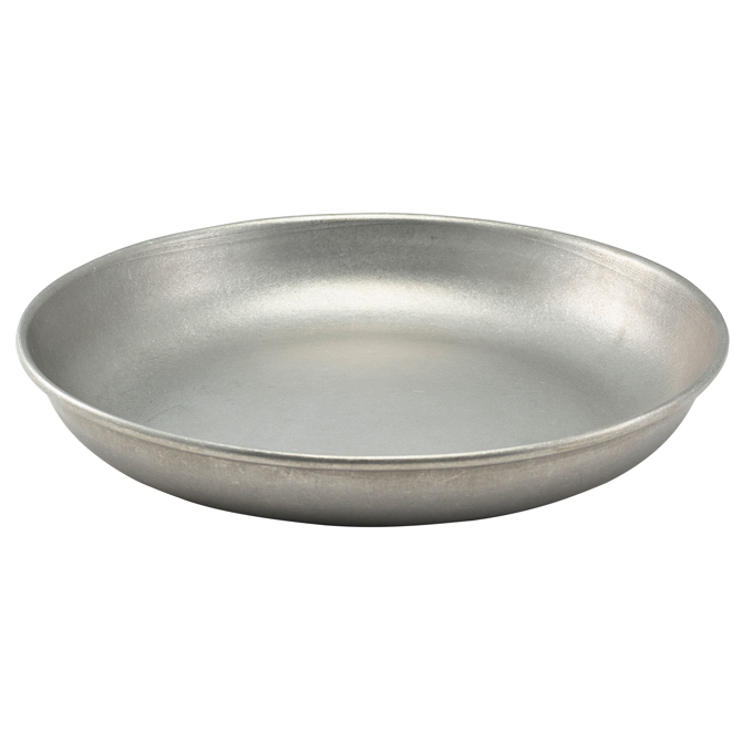Vintage Steel Deep Coupe Plates 9.4inch / 24cm