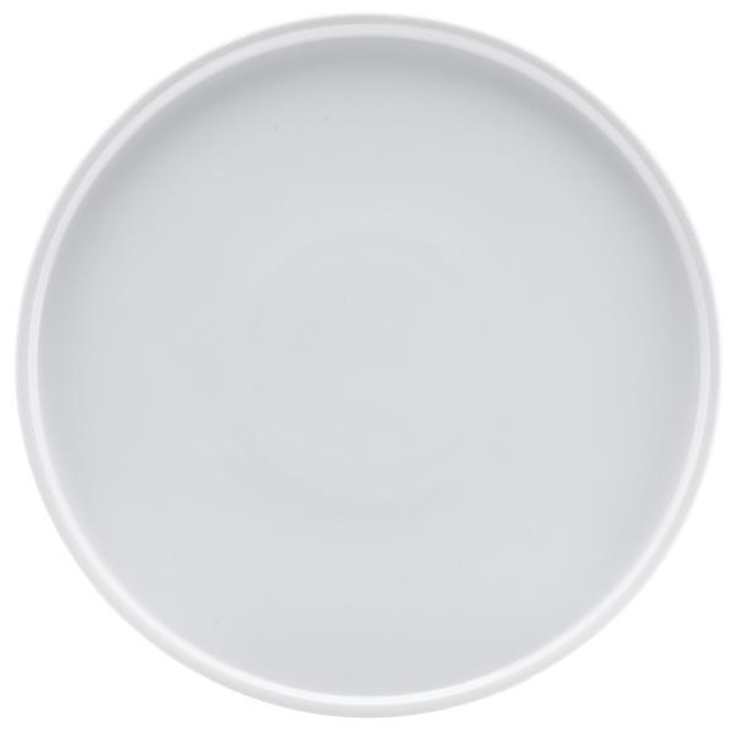 Genware Porcelain Low Presentation Plate 9.75inch / 25cm
