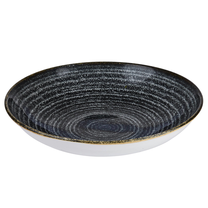 Studio Prints Homespun Evolve Coupe Bowl Charcoal Black 7.25inch / 18.2cm