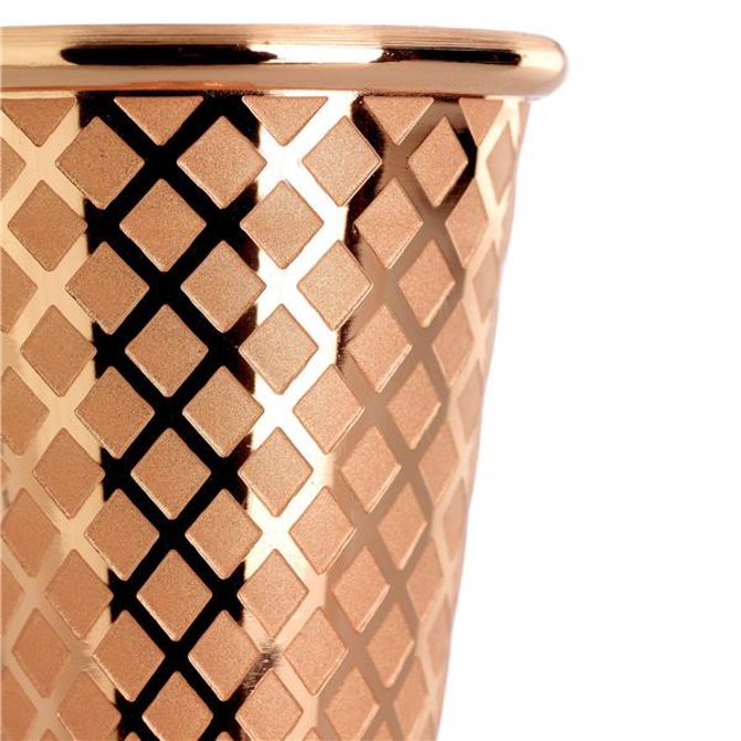 Diamond Lattice Japanese Jigger Copper 1 x 2oz