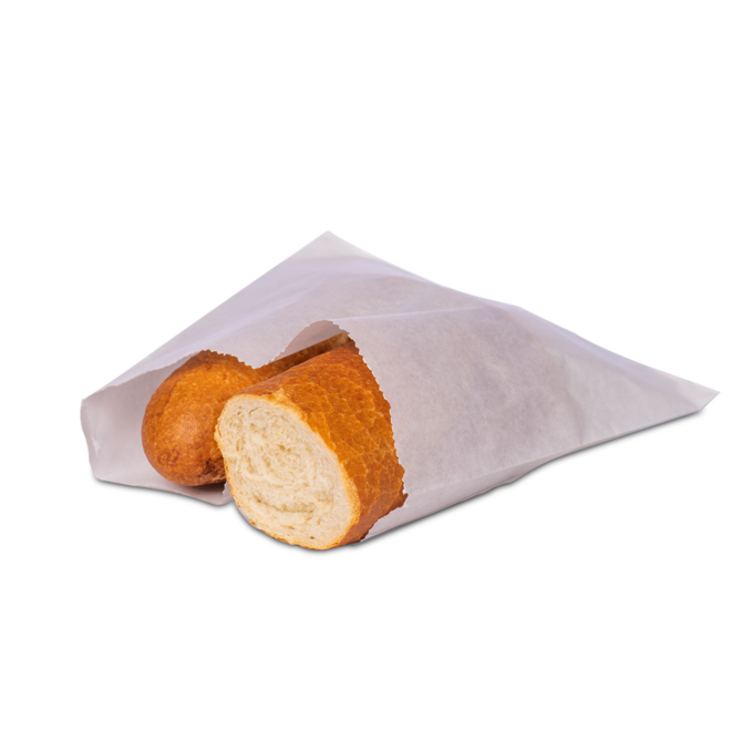 White Kraft Flat Bag 10 x 10inch